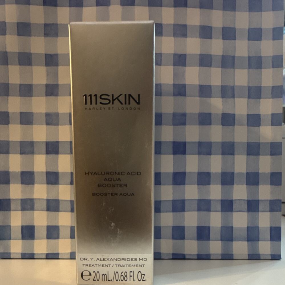 111SKIN Hyaluronic Acid Aqua Booster Serum 20mL Hydration Aloe Niacinamide